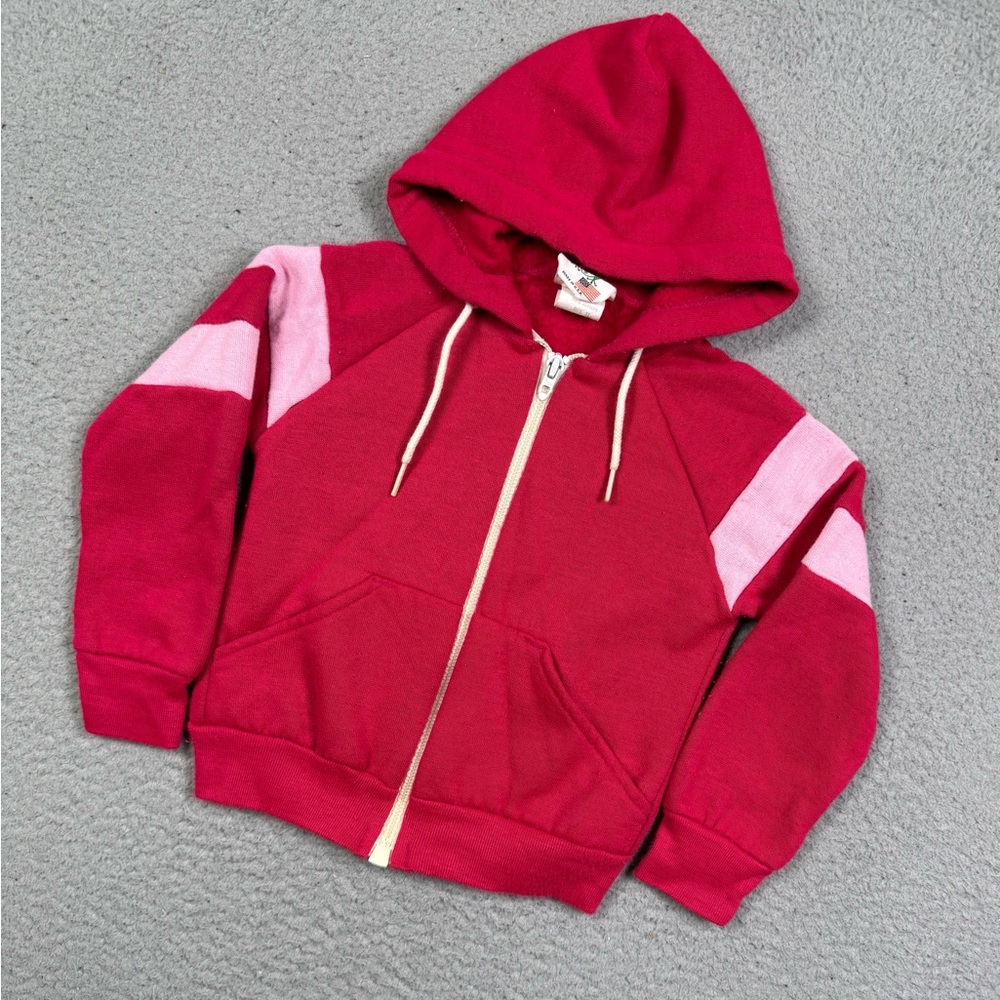 Kids vintage 70s talon zipper sweatshirt‎
